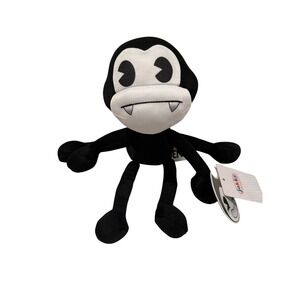Jakks Pacific Bendy and the Dark Revival Edgar Plush Butcher Gang Black White